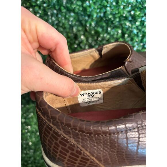 Twisted X Women’s Brown Leather Slip On Shoes Sz 6M - Picture 6 of 6